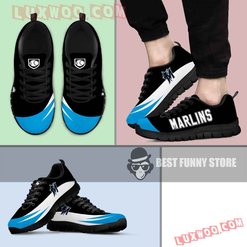 Awesome Gift Logo Miami Marlins sneakers